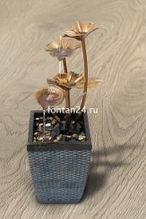 Напольный фонтан "Бронзовый цветок" Напольный фонтан "Бронзовый цветок"