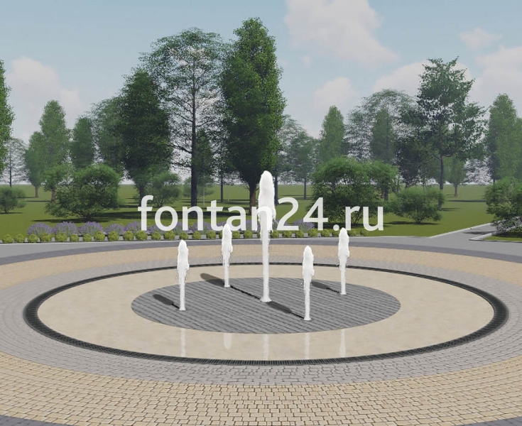 Фонтан для парка "Аллегро" ø=3 м