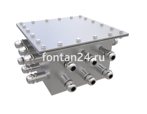 Подводная распределительная коробка 18х(11-6мм), нержавеющая сталь Подводная распределительная коробка 18х(11-6мм), нержавеющая сталь