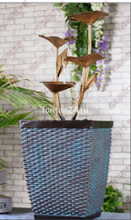 Напольный фонтан "Бронзовый цветок" Напольный фонтан "Бронзовый цветок"