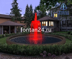 Уличный фонтан "Корона" ø=7,5 м